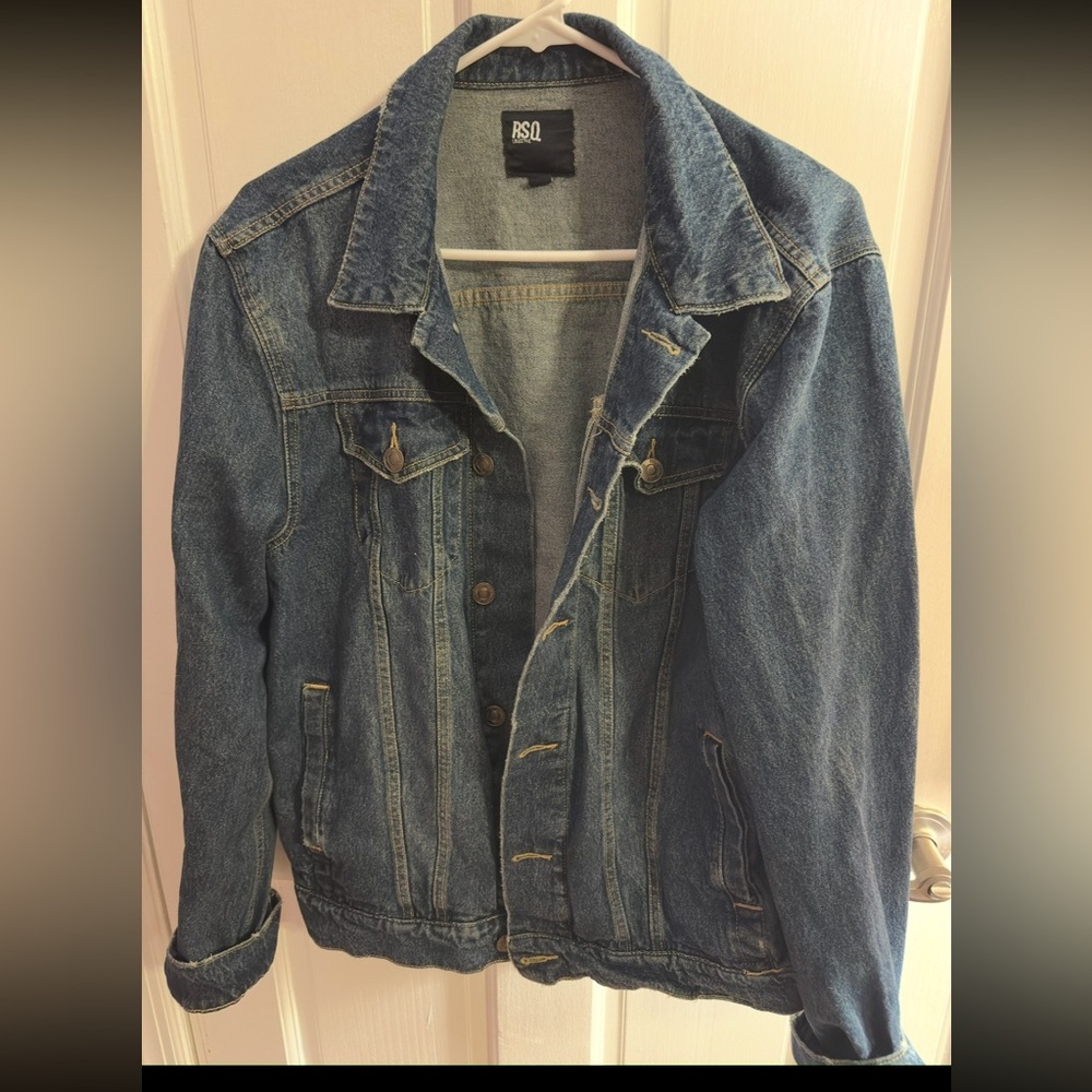 RSQ Men's Classic Blue Denim Jacket